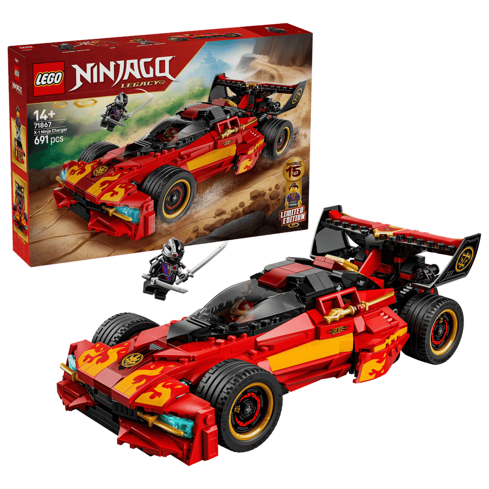 Конструктор LEGO Ninjago 71867 X-1 Ninja Charger 15th Anniversary