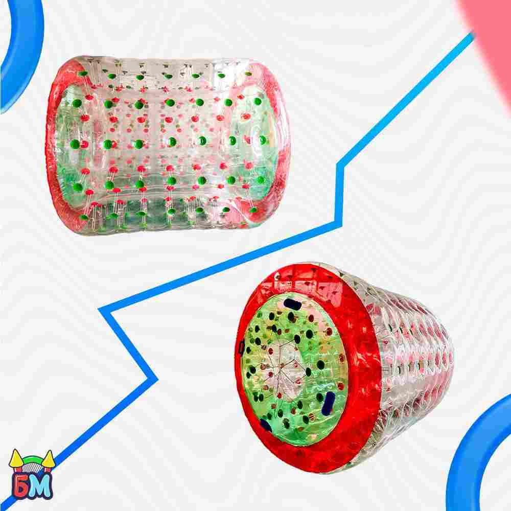 Аттракцион Водный роллер (Гидророллер) "Цветной" ПВХ, 2.2*2*2 м