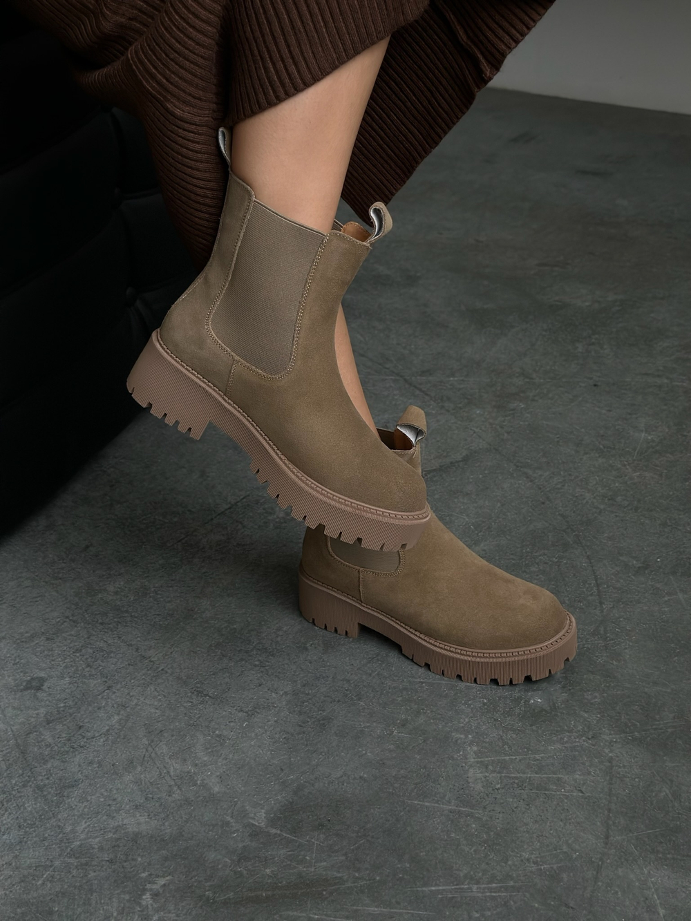 Челси из натуральной замши