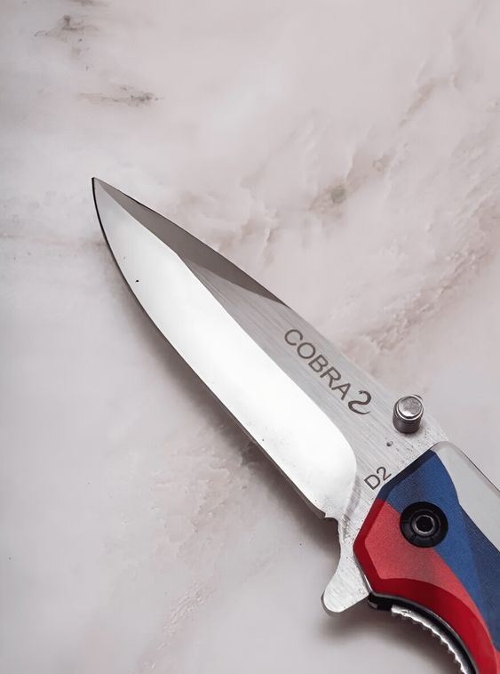 Нож складной туристический D2 COBRA 2