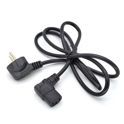 Сетевой шнур ORBITA OT-ELS08 угловой 1.5M Black