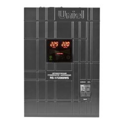RS-1-12000WS Стабилизатор напряжения Uniel релейный однофазный настенный. с гальванической развязкой. 12000ВА