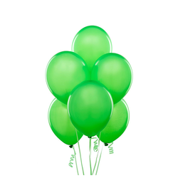 Зеленые воздушные шары металлик Экстра Lime Green