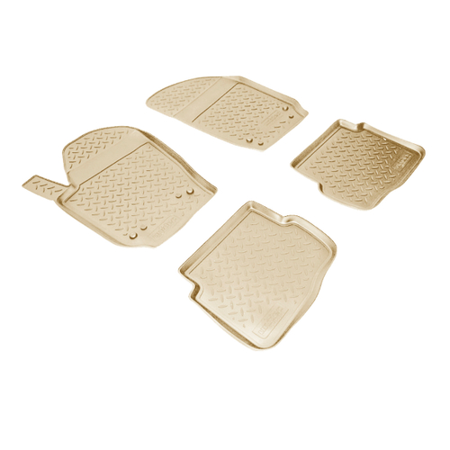 Ковры в салон Norplast/Unidec для Volkswagen Polo (2002-2009)Полиуретан,Бежевый, арт.NPL-Po-95-40-B