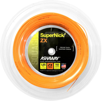 Squash strings Ashaway SuperNick ZX (110 m) - orange
