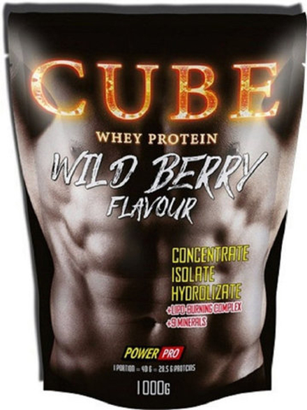 Power Pro CUBE Whey 1000 g лесные ягоды