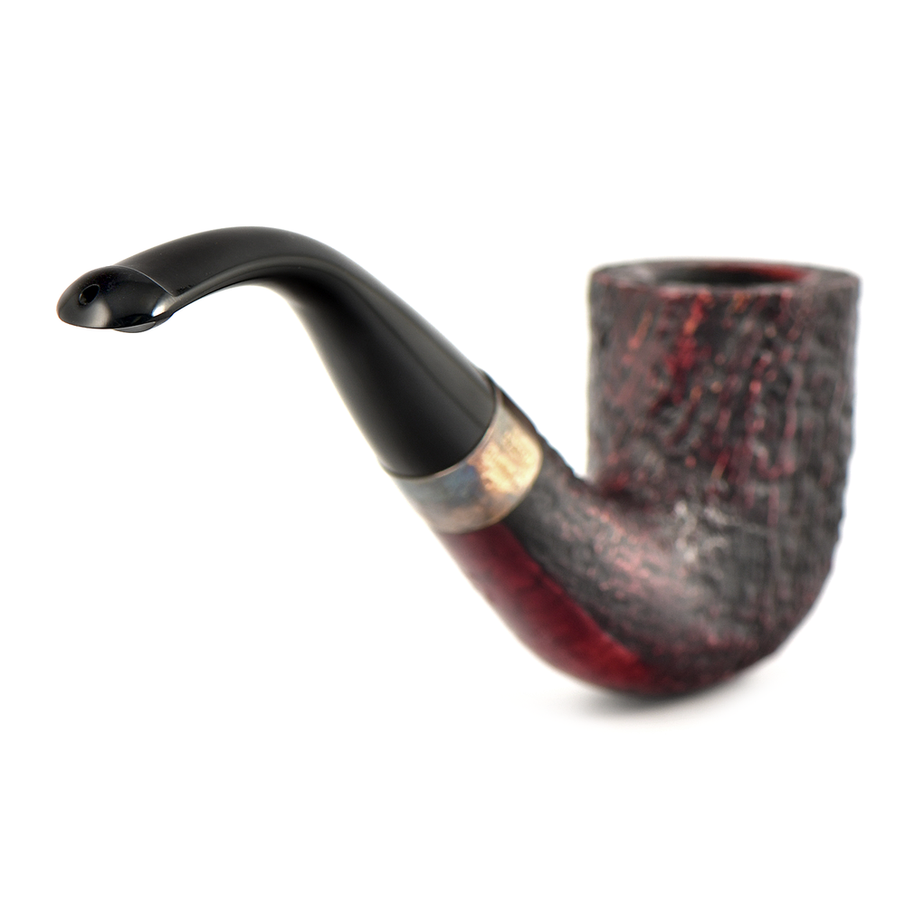 Трубка Peterson Sherlock Holmes Sandblast Rathbone P-Lip (фильтр 9 мм)