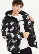 Мужской пуховик DKNY All Over Logo