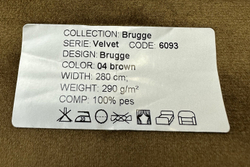 Бархат Brugge brown (Брюгге браун) 04