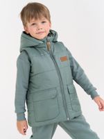 Жилет со съемным капюшоном "Голубая ель"