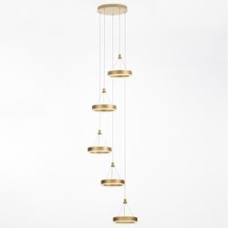 Citilux Дуэт CL719052 LED Подвесной светильник Золото