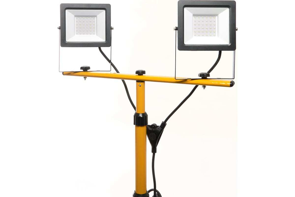 Прожектор LED LL-503 на штативе IP65 2*50W 6400K Feron 29568