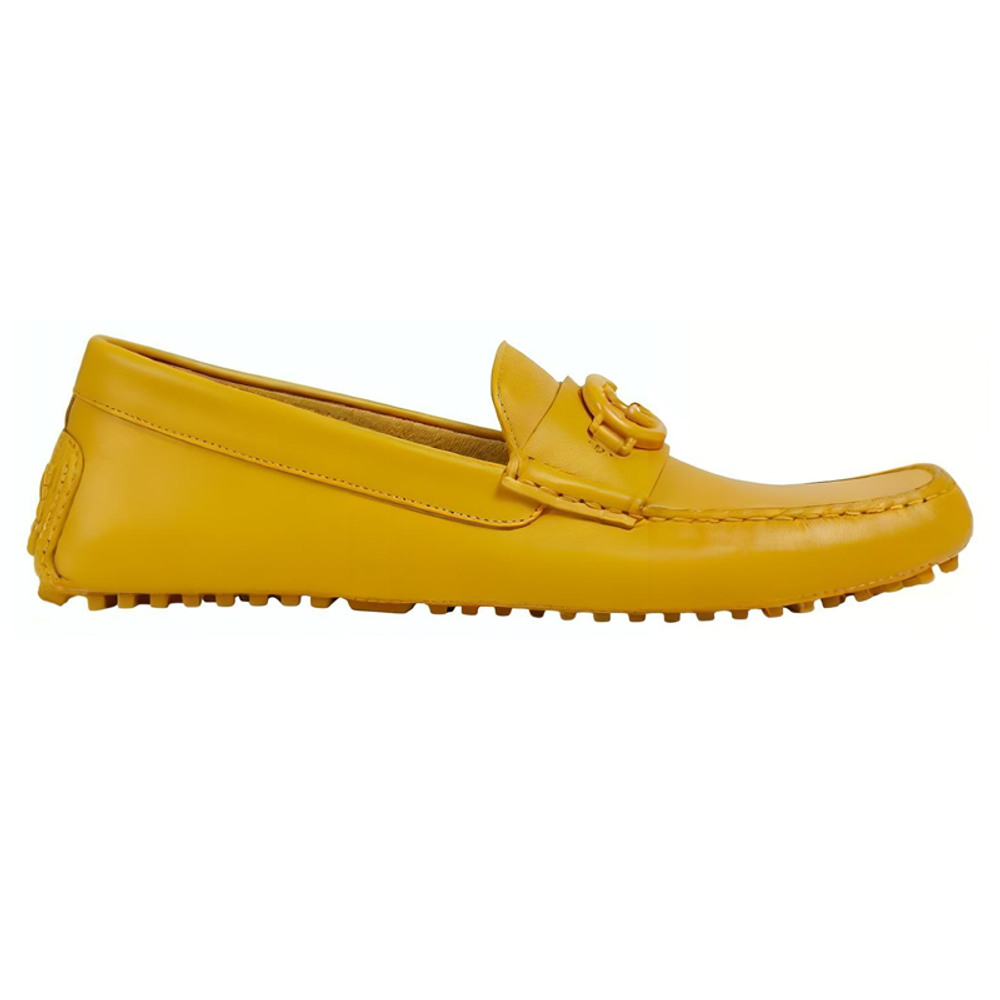 GUCCI Interlocking Casual Shoes Men"s Yellow
