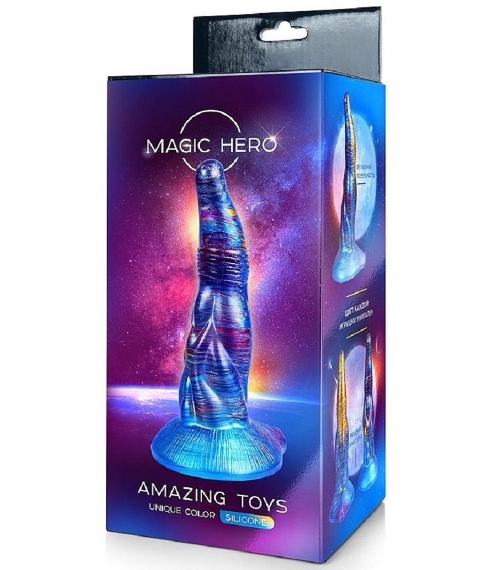Фаллоимитатор с присоской Magic Hero разноцветный 23 см