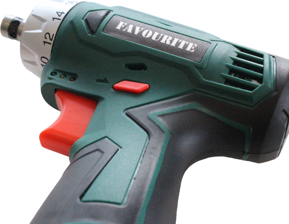 Акк. дрель-шуруповёрт FAVOURITE DC 12MF 12В, 2Ач, 22Нм Li-ion съём.патрон (101121312)