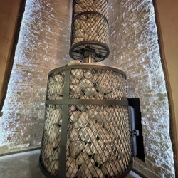 Банная печь «Атмосфера V» сетка нержавейка