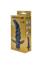 Анальная пробка с вибрацией Spice it up Ecstasy Dark Grey 8009-02Lola