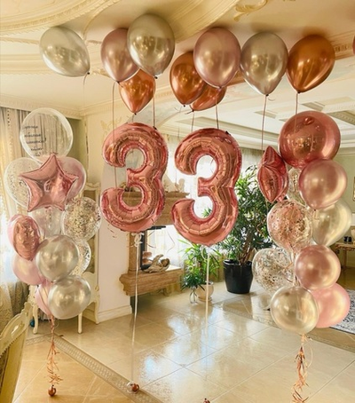 Набор шаров Розовый бум