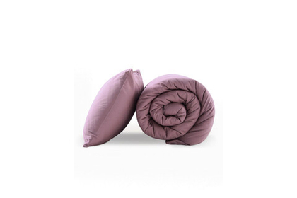 Постельное белье GoodNight Сатин Делюкс 2 сп. с евро (с нав. 50х70) пыльная роза