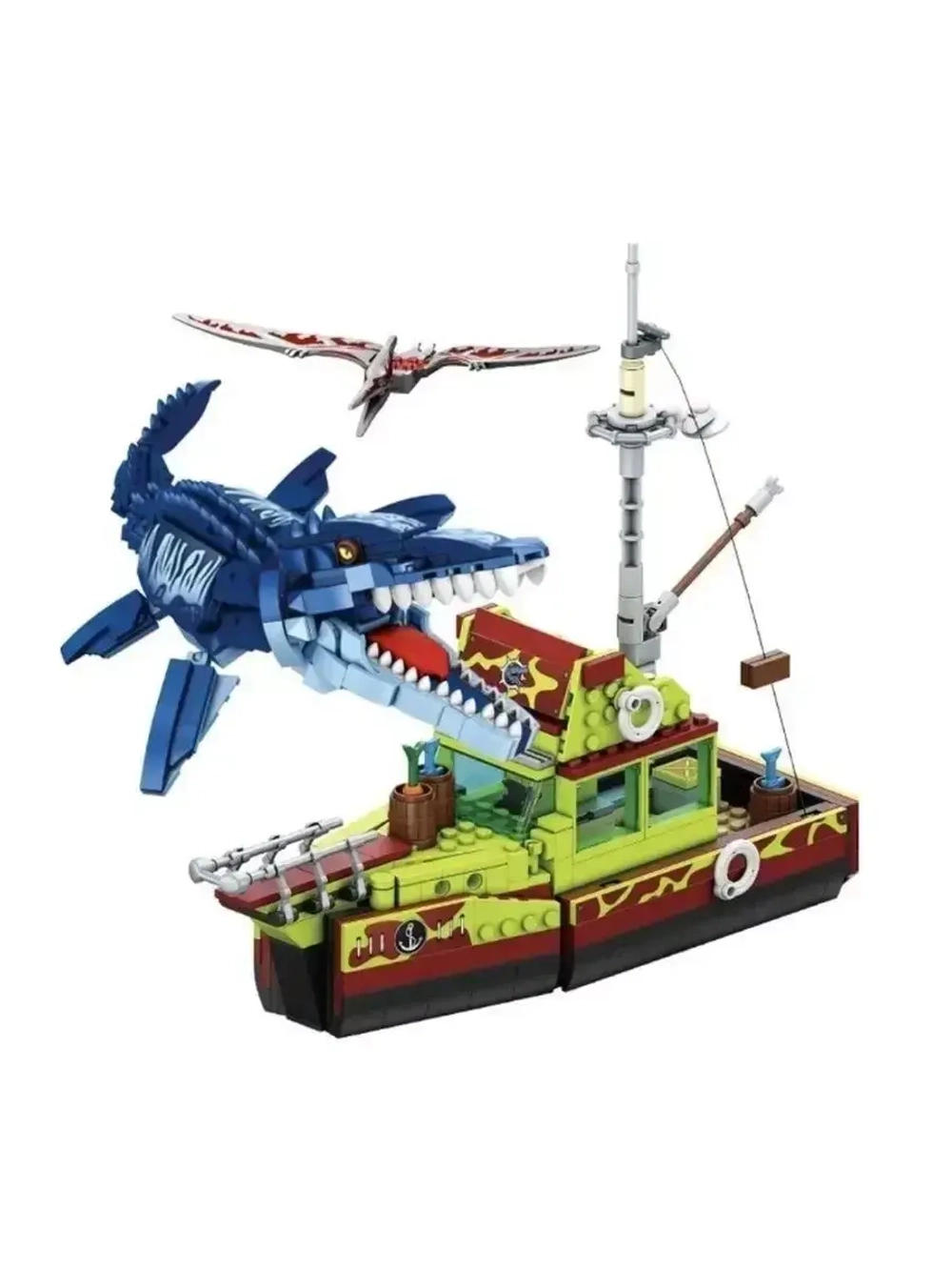 Конструктор Побег из пасти мозазавра 888 деталей FC3724