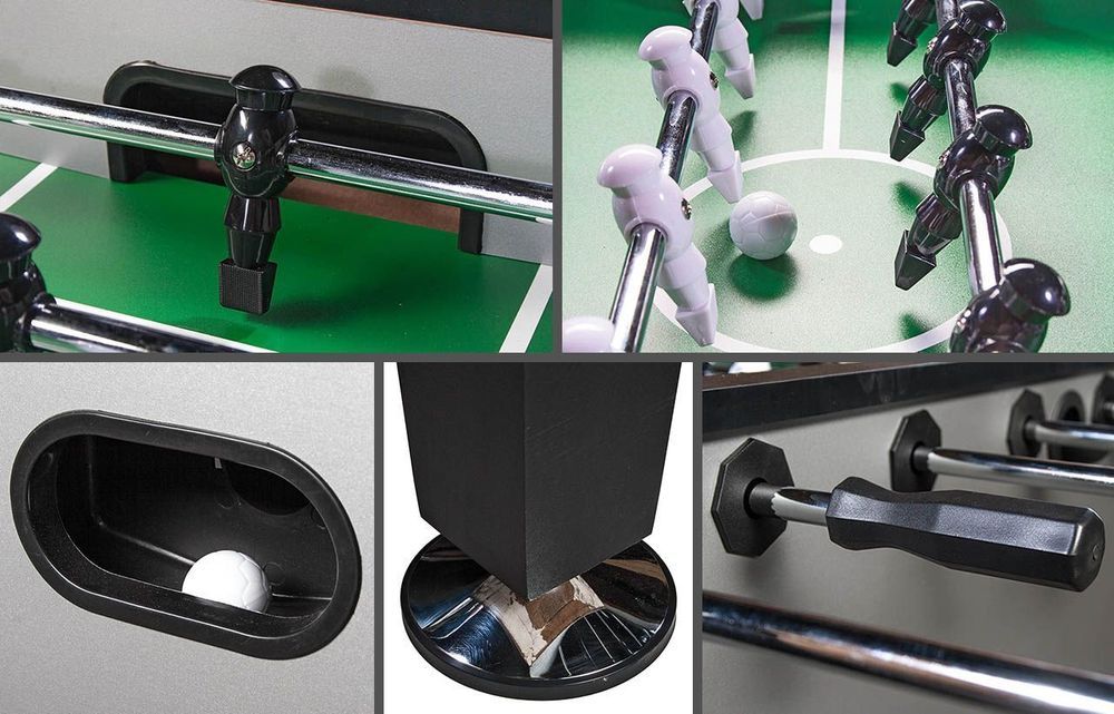 Настольный футбол (кикер) «Celtic» (140х81х89, серый)