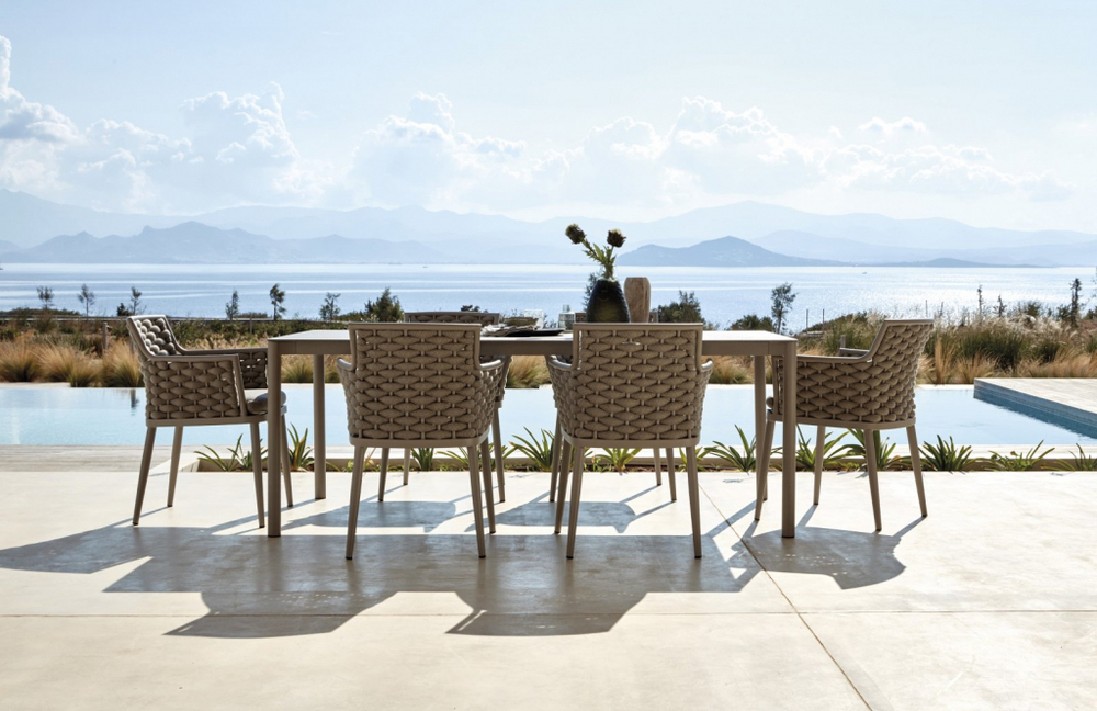 Стол обеденный стеклянный Tagliamento Leon