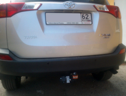 Фаркоп на TOYOTA RAV-4 (2013) (без электрики, паспорт/сертификат в комплекте) Автос.TY 34