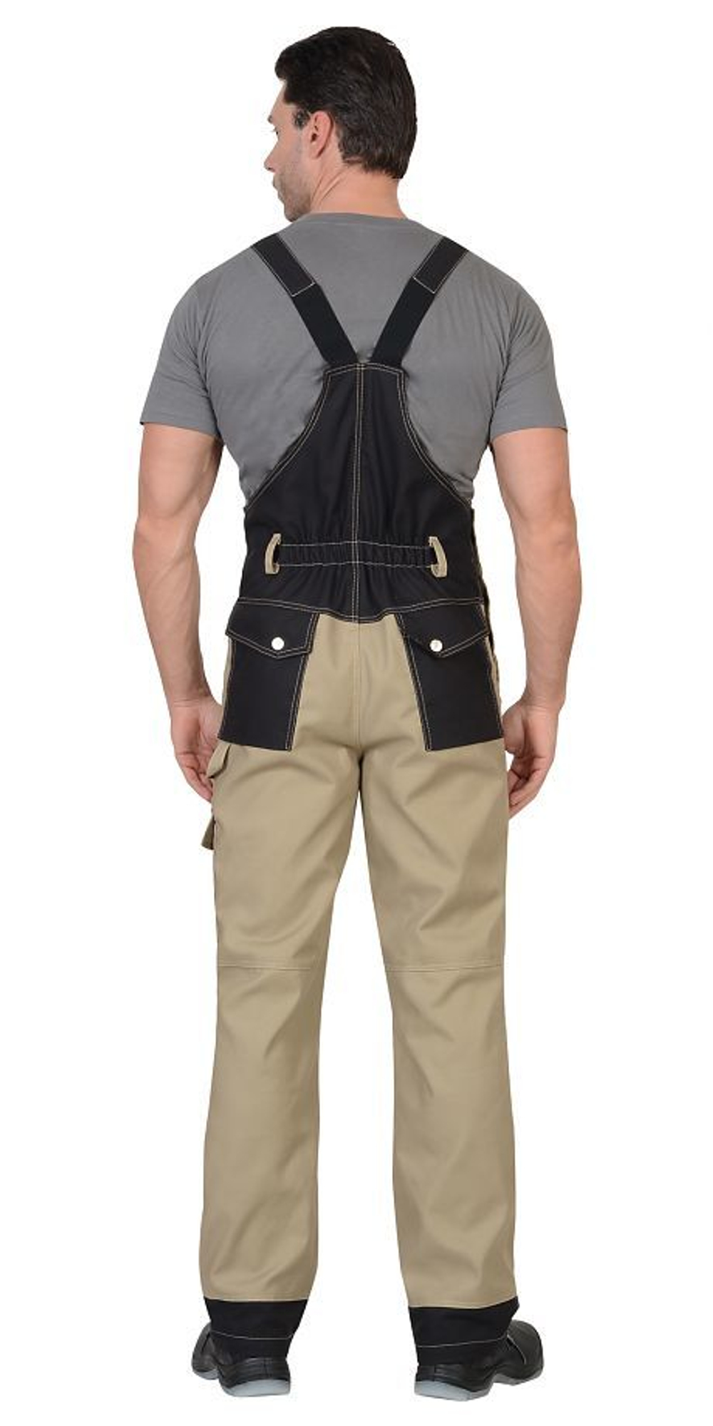 Полукомбинезон Бежевый с черным