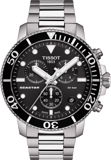 Tissot T120.417.11.051.00 мужские швейцарские часы для дайвинга Seastar 1000