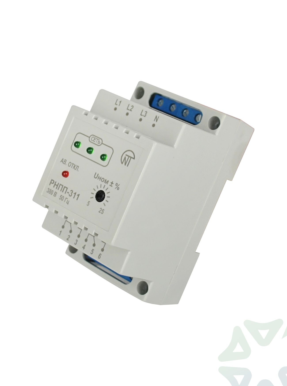 Реле напряжения, перекоса и последовательности фаз РНПП-311