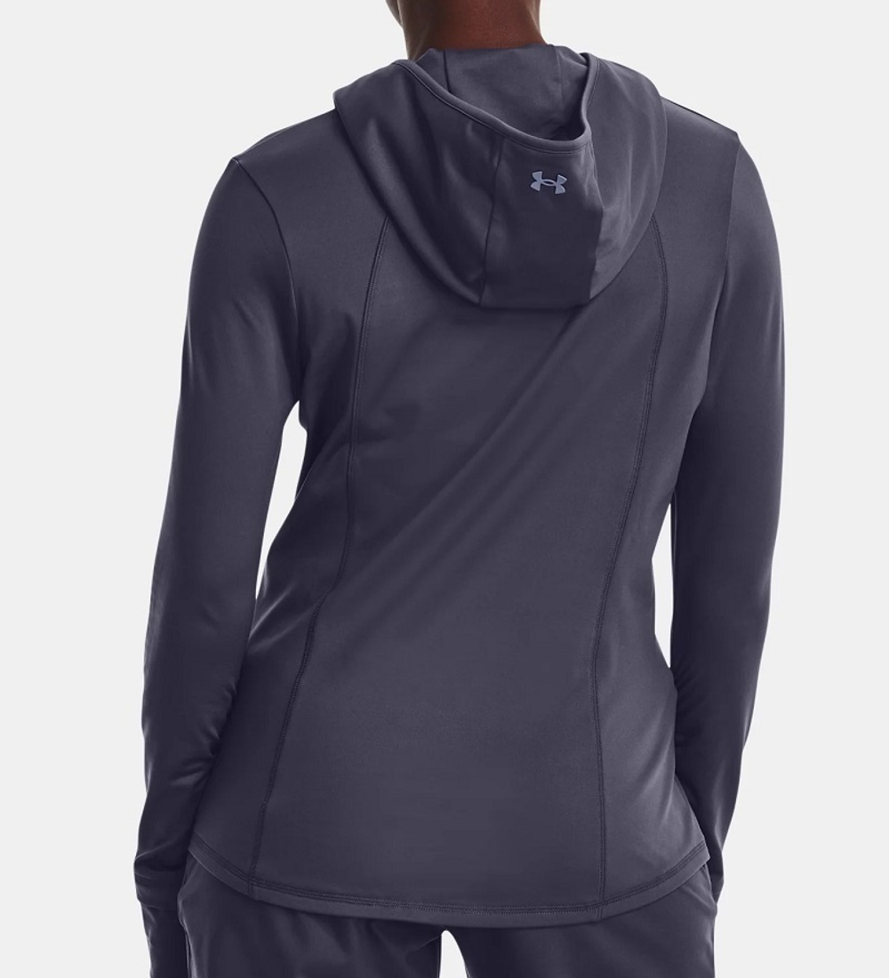 Женская теннисная куртка Under Armour Meridian Cold Weather Jacket - tempered steel/aurora purple