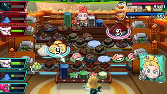 Sushi Striker: The Way of Sushid (Nintendo Switch, Английская версия, Б/У)