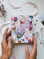 Фотоальбом на 100 фото 10х15 см, пластик. листы flora art Магнолия