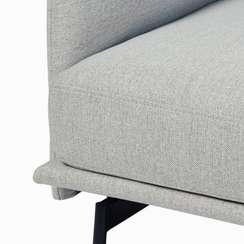 Кресло Bebe, светло-серое