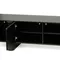 ТВ-Тумба Kode 160х40 см, черный, дуб, меламин
