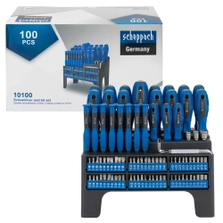 Набор отверток и бит 100пр. 1/4'' Scheppach Sch-10100