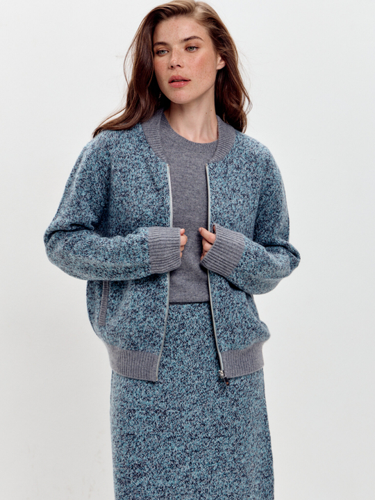 Кашемировый бомбер