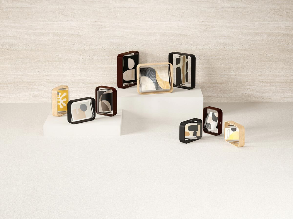 Фоторамка двусторонняя bellwood, 16х22 см, состаренный орех