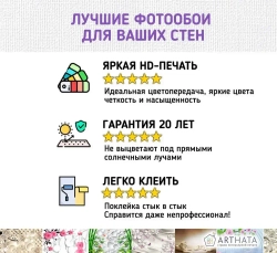 Фотообои Япония иллюстрация 300х270 см для оформления стен в гостиной