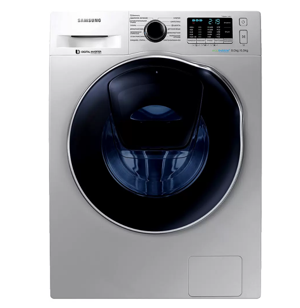 Стиральная машина с сушкой Samsung WD80K5410OS (h)