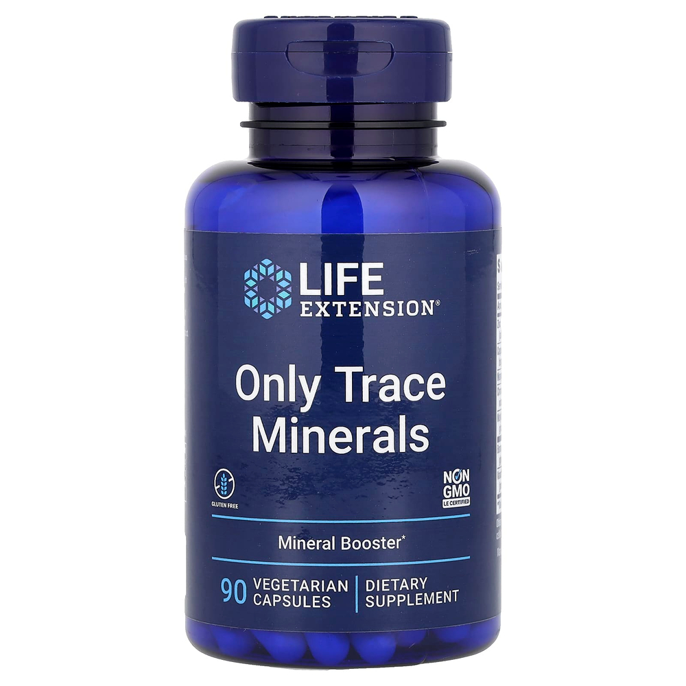 Life Extension, Только микроэлементы, 90 вегетарианских капсул