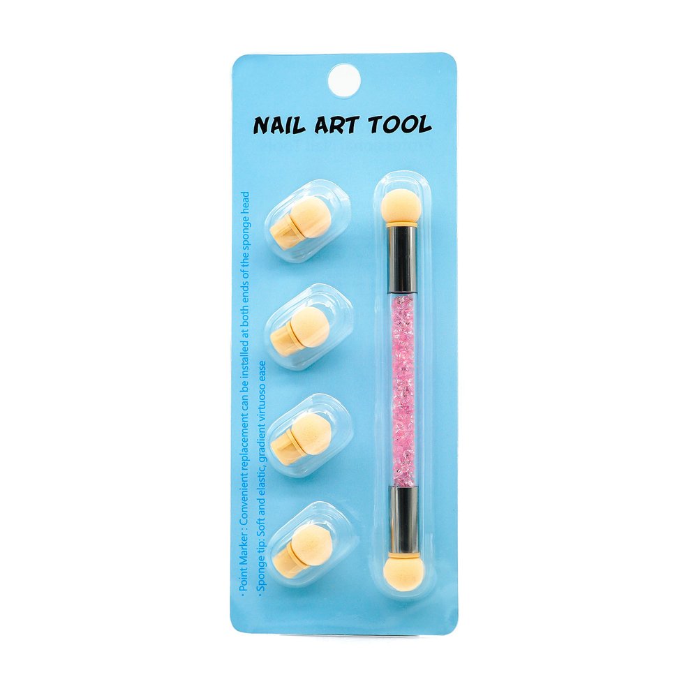 Аэропуффинг для дизайна со сменными спонжами с узким гнездом (d=0,9) фиолетовый