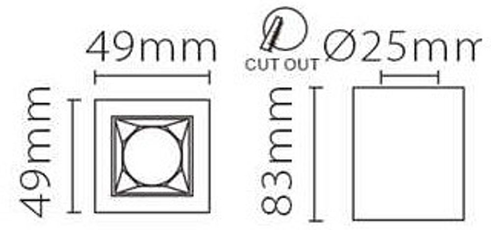Накладной светильник Fiberli XC002 12120203