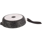 Сковорода глубокая 26см с ручкой «Грация» (черный/серебро) сгчс260а