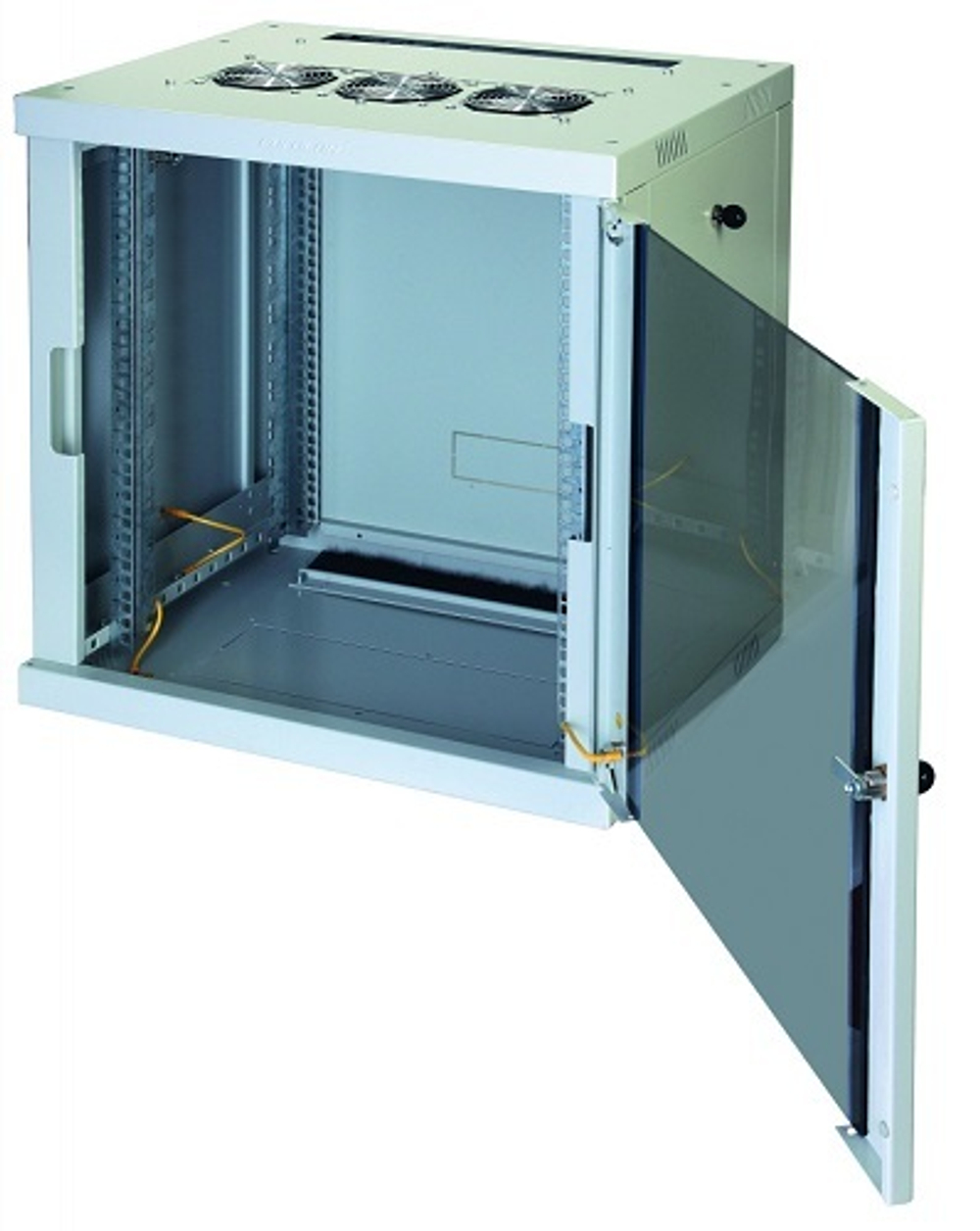 Шкаф настенный 19", 15U Eurolan 60W-15-66-31GY