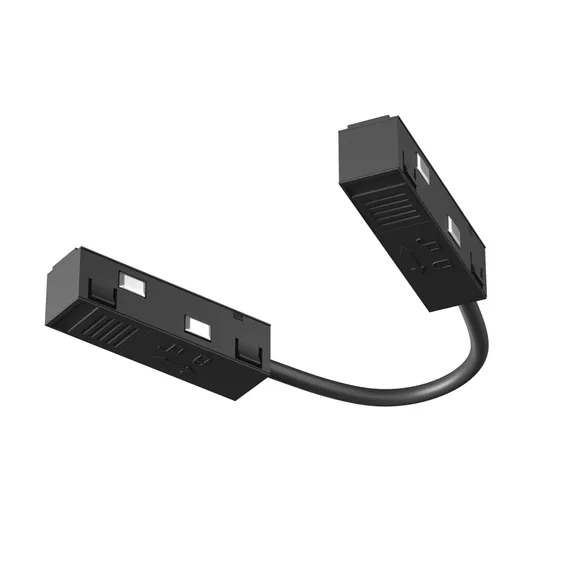 Коннектор питания угловой гибкий 15 см Exility черный Technical tra034cpc-42b-15-1