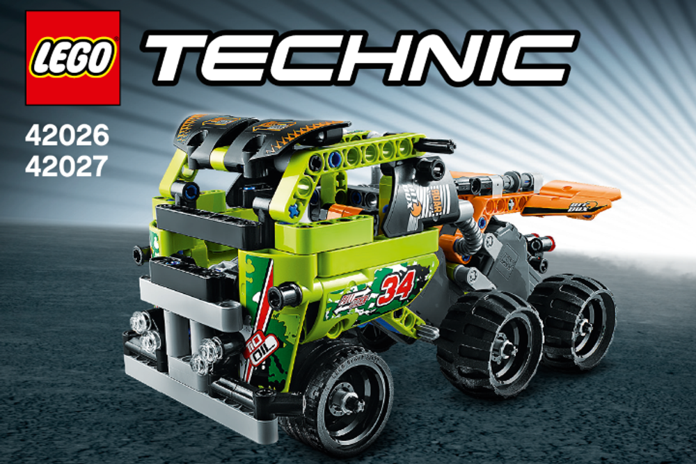 LEGO Technic: Чёрный гоночный автомобиль 42026 — Black Champion Racer — Лего Техник