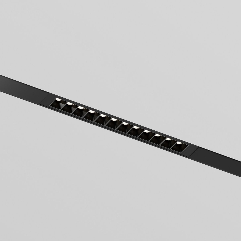 Трековый светодиодный светильник Denkirs Simple Grill DK8201-BK