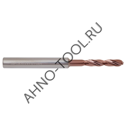 Сверло  3.8мм  твердосплавное 3D без подвода СОЖ. SP-X800030380 VHM AHNO по стали, чугуну, нерж. и ж