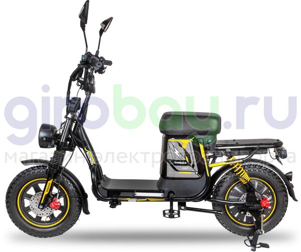 Электровелосипед Minako TITAN 2.0 Li-NMC (60V/30Ah) - Желтый фото №3
